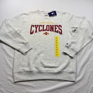 Champion Iowa State Cyclones Gray Crewneck Sweatshirt Size Small NWT